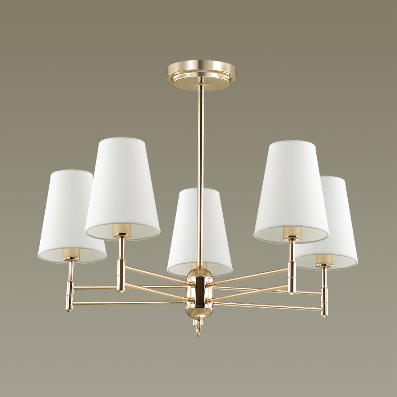 Люстра на штанге LUMION NEOCLASSI DORIS золотой