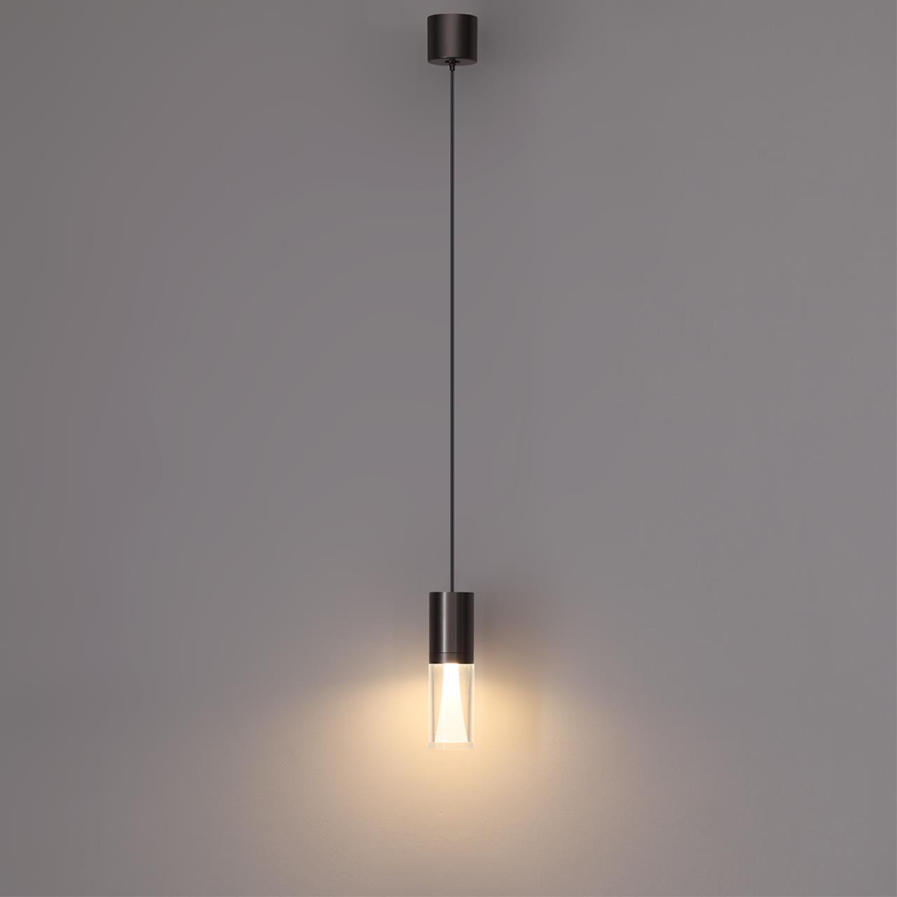 Подвесной светильник ODEON LIGHT HIGHTECH DEFANCE черный, серый LED*1 4W