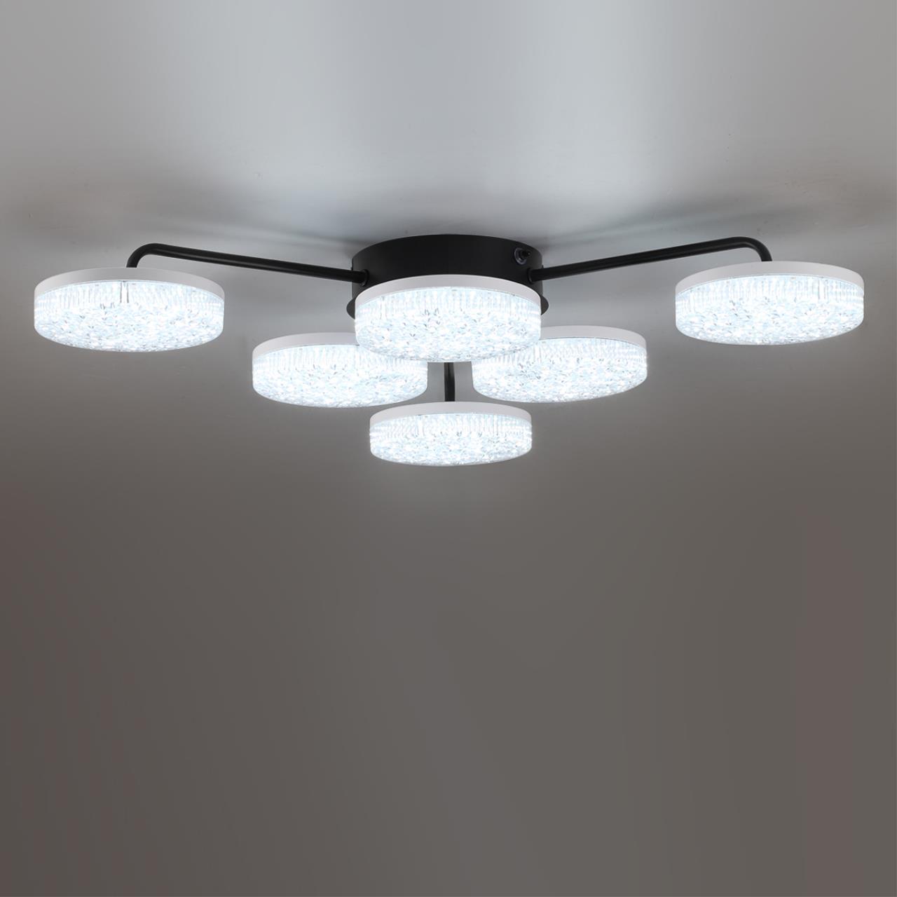 Люстра потолочная LUMION LEDIO DIDANA черный LED*1 85W