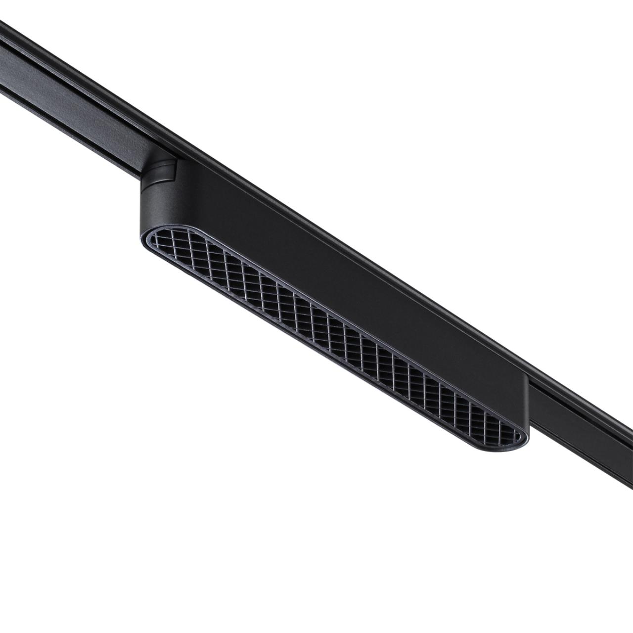 Трековый светильник для низковольтного шинопровода NOVOTECH SHINO SMAL черный LED*1 12W 4000К 222 мм сота