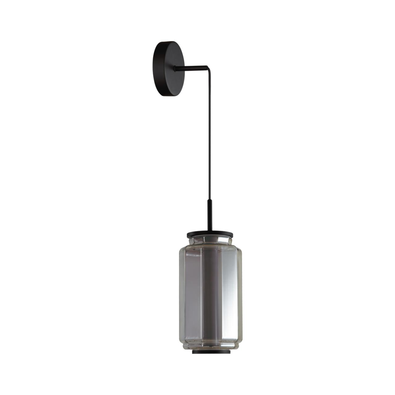 Подвес ODEON LIGHT EXCLUSIVE HIGHTECH JAM черный LED*1 11W 3000К плафон серый