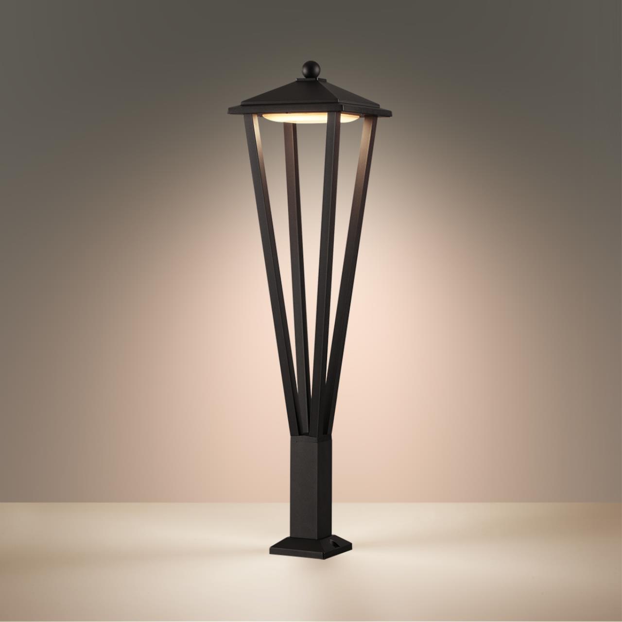 Ландшафтный светильник ODEON LIGHT NATURE BEARITZ черный LED*1 12W 3000К 800 мм