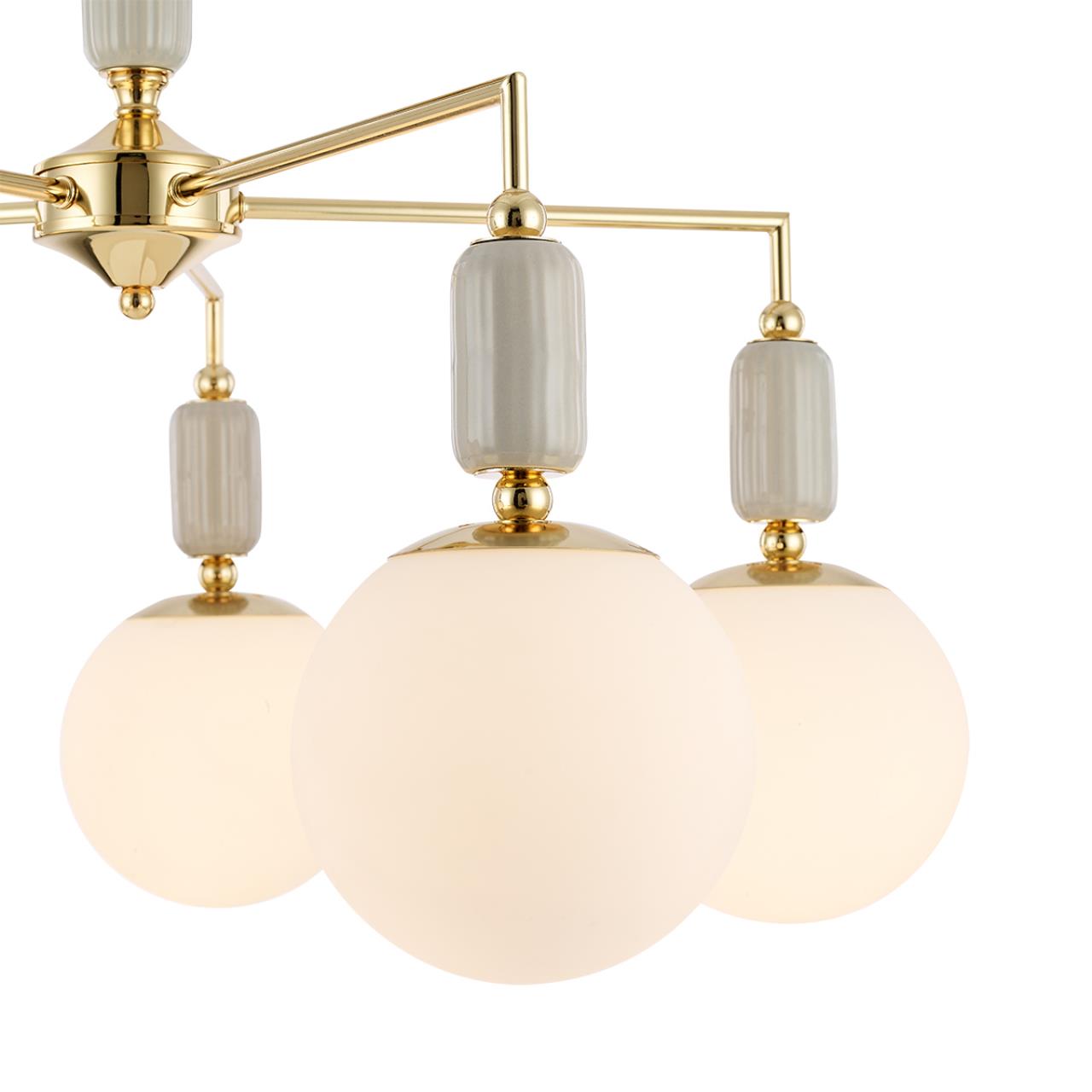 Люстра потолочная LUMION CLASSI VIVIEN золотой E14*5 10W