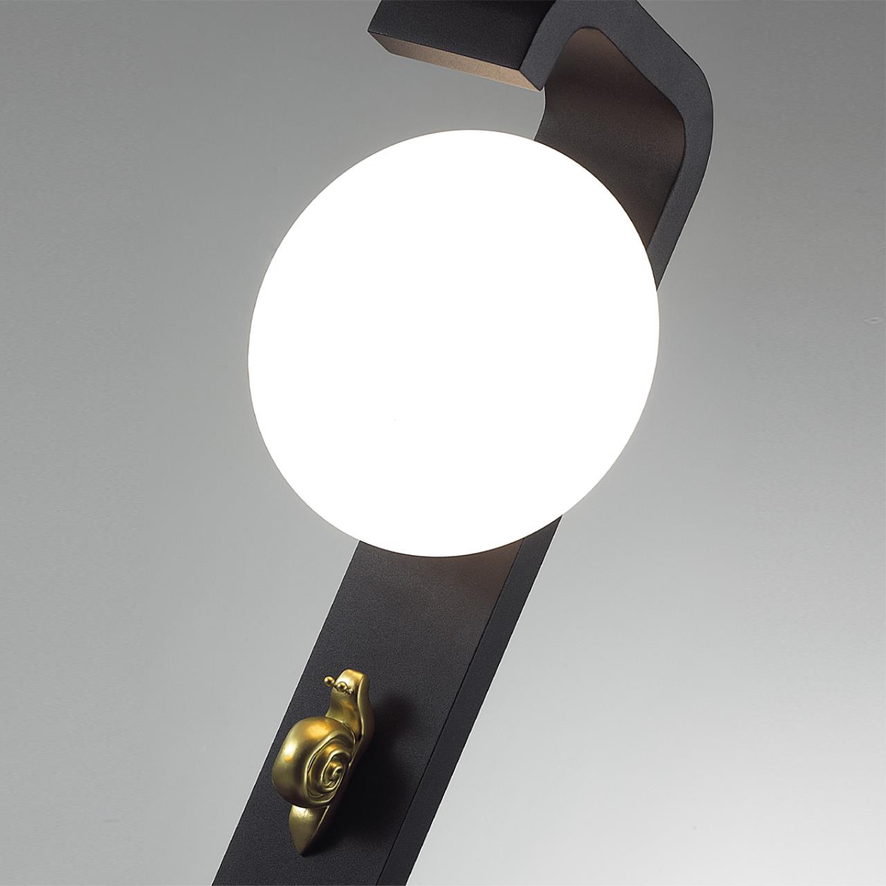Уличный наземный светильник 60см IP54 ODEON LIGHT EXCLUSIVE NATURE LUMA черный