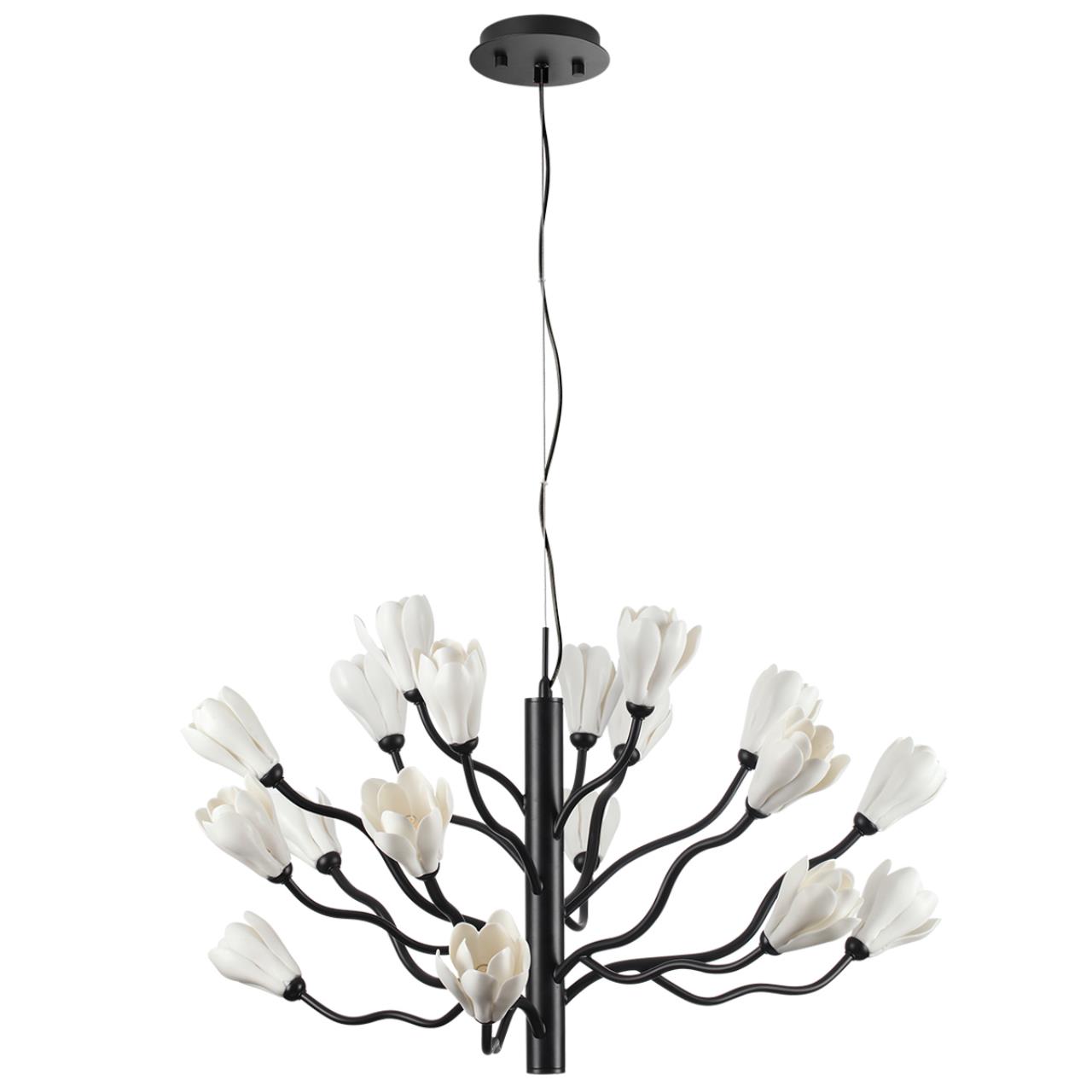 Люстра ODEON LIGHT MODERN GARDI черный G4*15 10W