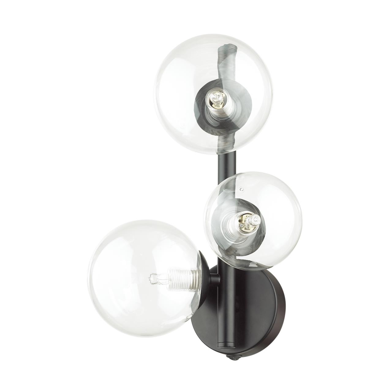 Бра с выключателем ODEON LIGHT MODERN TOVI черный