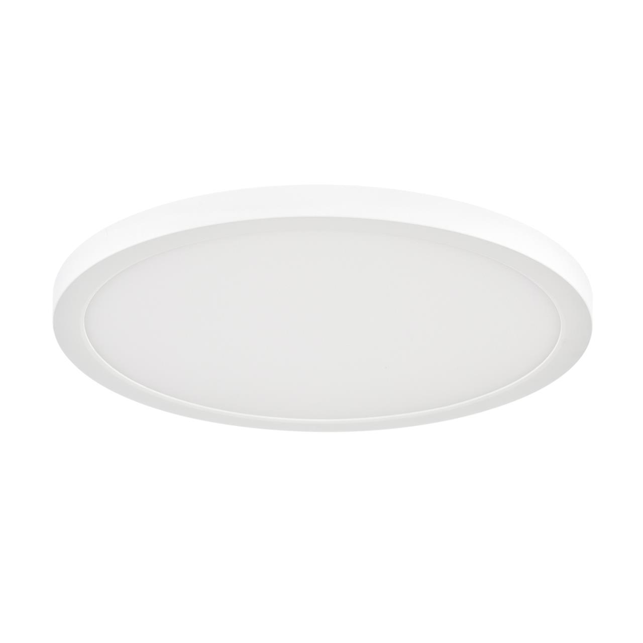 7754/24L MITRA LED SN Светильник пластик/белый LED 24Вт 3000-6500К D300 IP20 CCT/датчик движения NEBULA