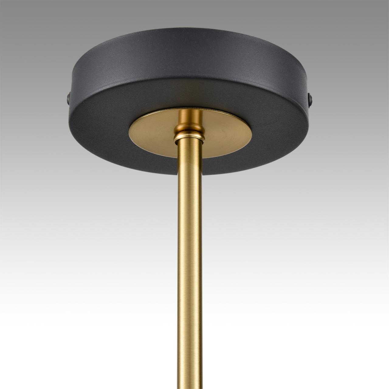 Люстра на штанге LUMION COMFI LANIKA черный, латунь GX53*6 10W