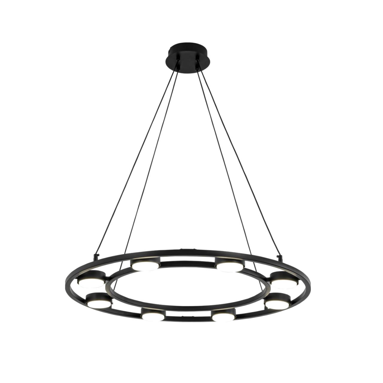 Люстра подвесная LUMION MODERNI TORINA черный GX53*8 10W