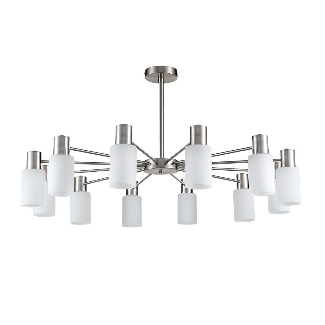 Люстра на штанге LUMION COMFI MAVE никель E14*12 10W