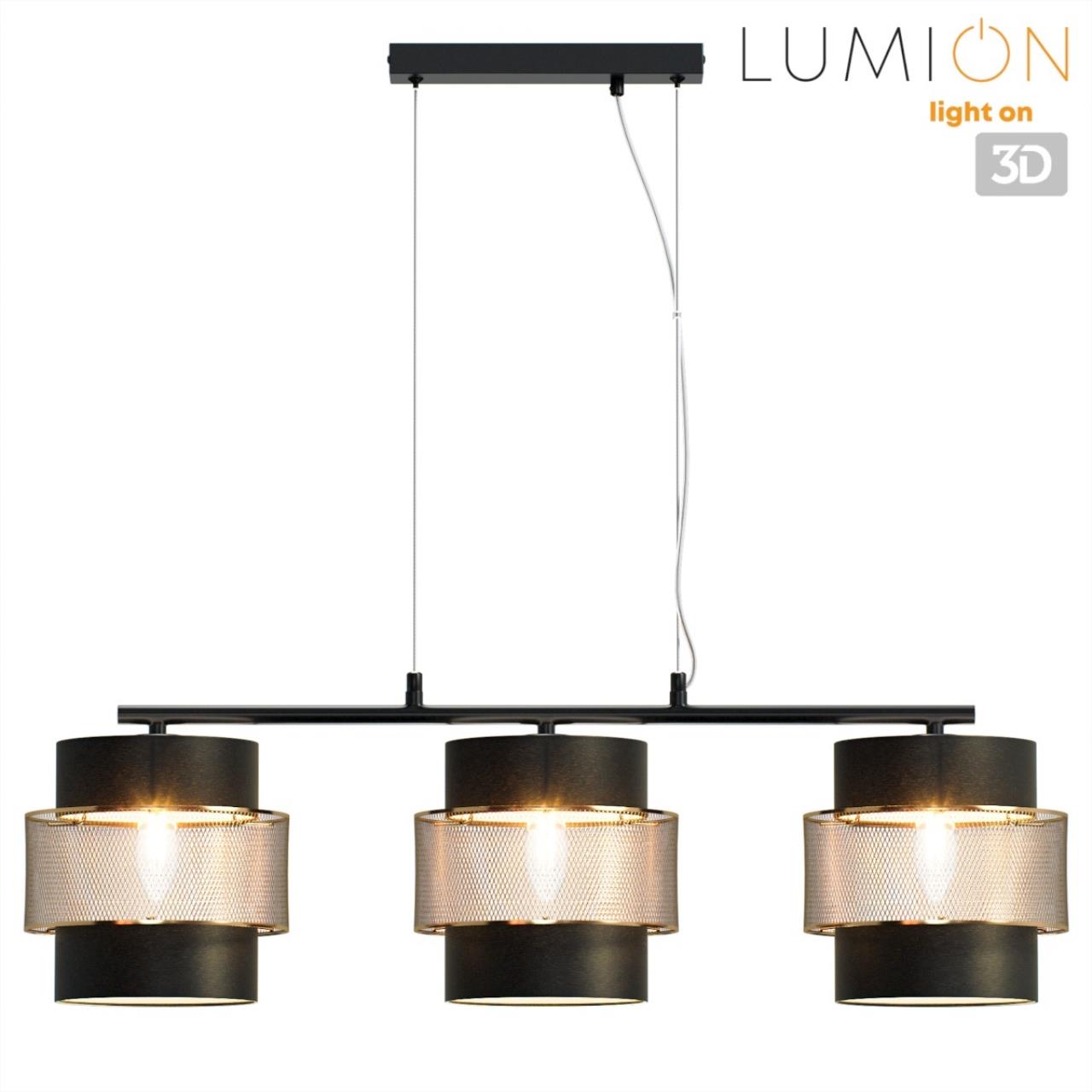 Люстра подвесная LUMION MODERNI ANIMAISA черный, золотой