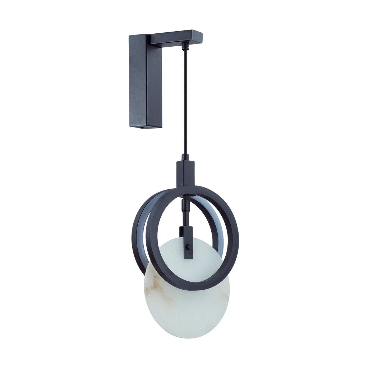 Настенный светильник ODEON LIGHT EXCLUSIVE HIGHTECH MERCURY черный LED*1 17W 3000К плафон белый