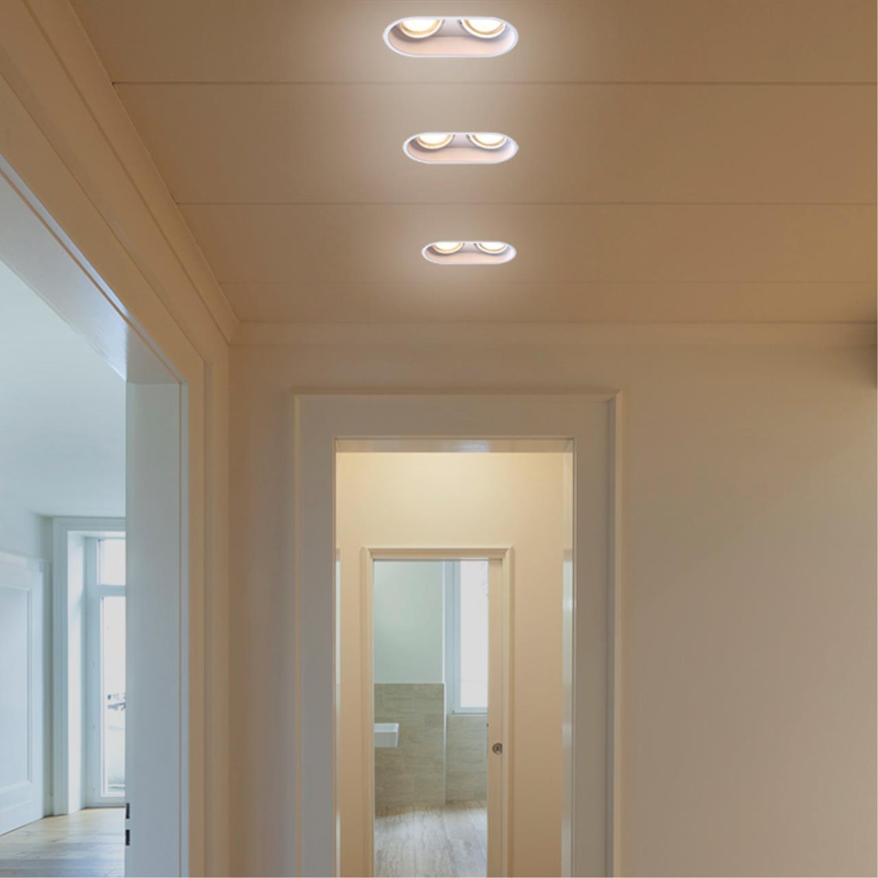 Встраиваемый светильник NOVOTECH SPOT CLOUD белый GU10*2 10W