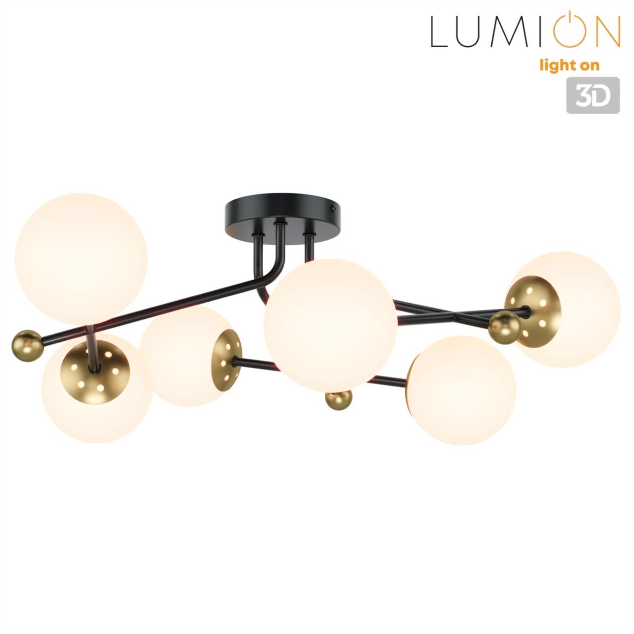 Люстра потолочная LUMION MODERNI MELODY черный, золотой