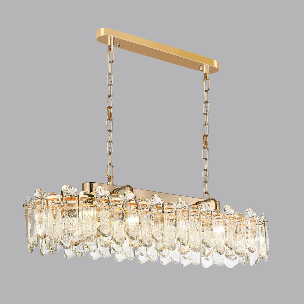 Люстра ODEON LIGHT HALL BULLON золотой E14*12 10W