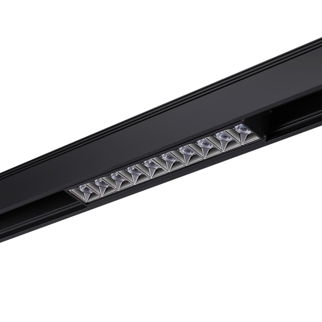 Трековый светильник для низковольного шинопровода NOVOTECH SHINO KIT черный LED*1 20W