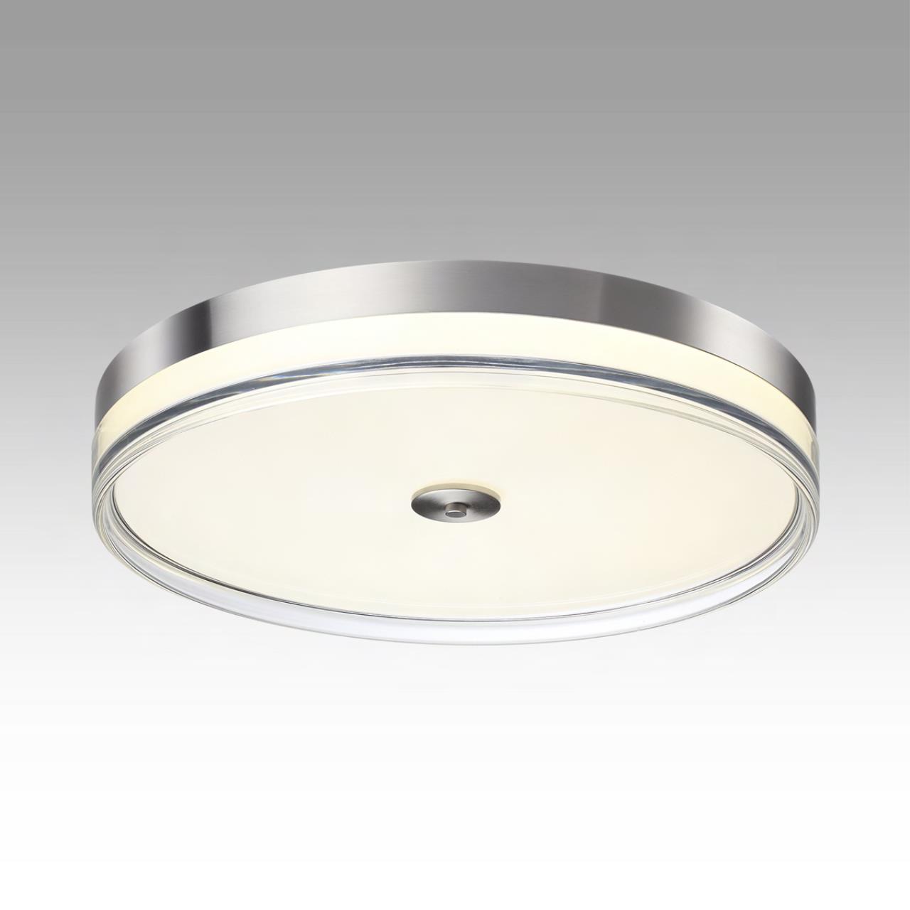 Настенно-потолочный светильник SONEX MITRA LED ETERNA никель LED*1 112W