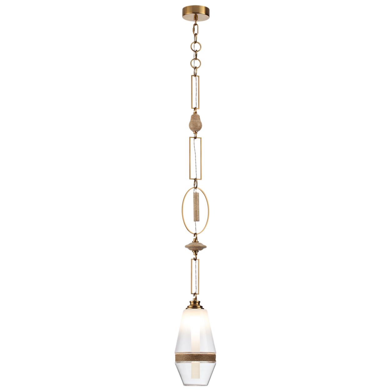 Подвес ODEON LIGHT EXCLUSIVE PENDANT KREMA латунь G9*1 10W плафон 143 мм