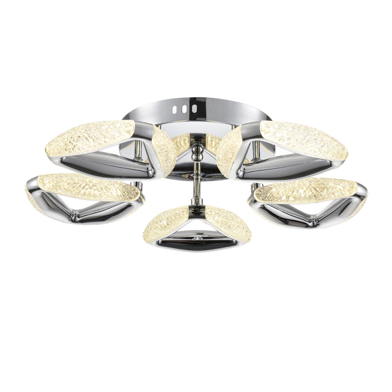 Люстра потолочная LUMION LEDIO RUANA хром LED*1 65W