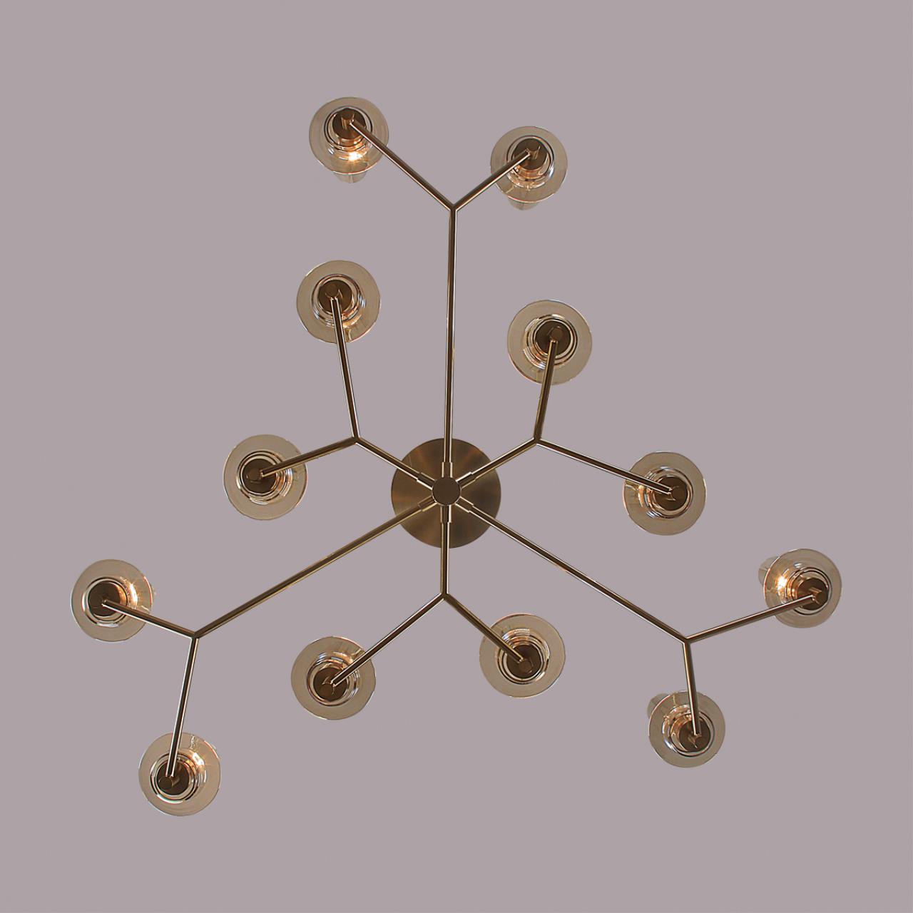 Люстра на штанге LUMION CLASSI MADONNA бронзовый E14*12 10W