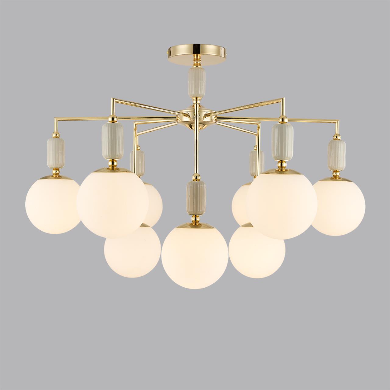 Люстра потолочная LUMION CLASSI VIVIEN золотой E14*9 10W