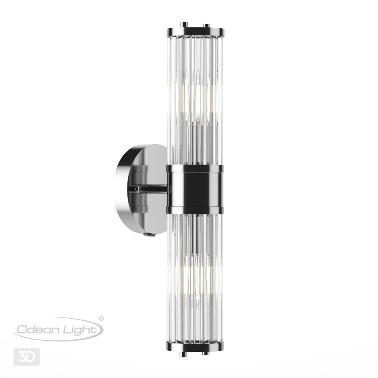 Настенный светильник ODEON LIGHT DROPS KEPA хром