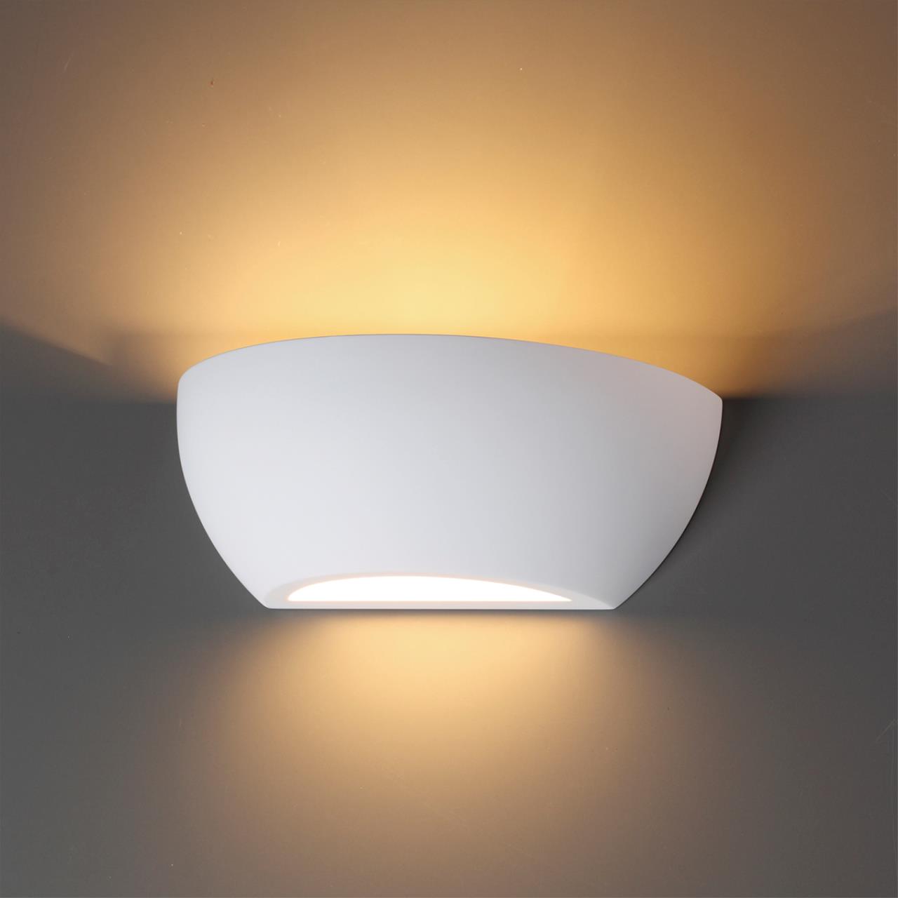 Настенный светильник ODEON LIGHT HIGHTECH GIPS белый E14*1 10W