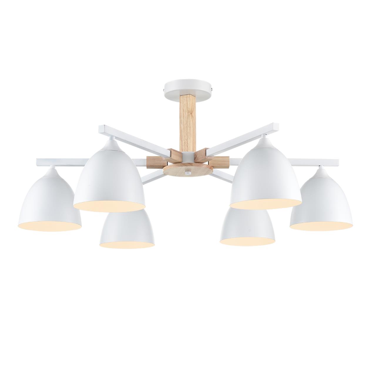 Люстра потолочная LUMION MODERNI COLANGE белый E27*6 10W