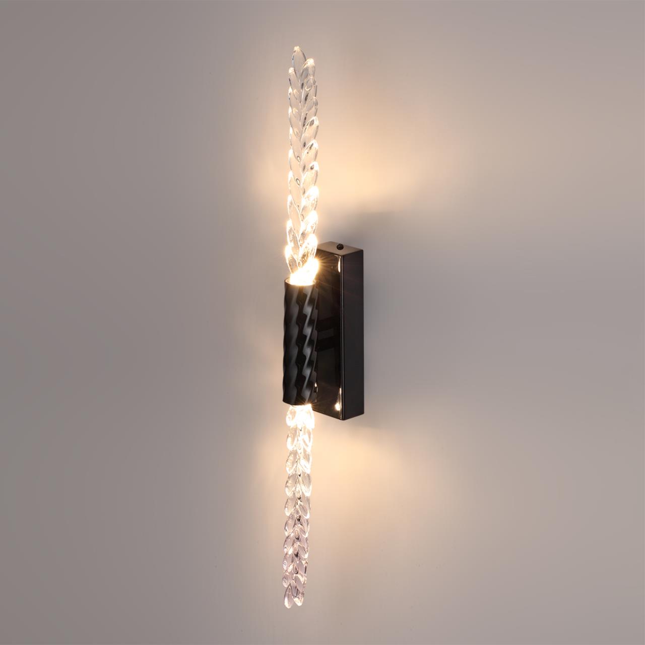 Настенный светильник ODEON LIGHT EXCLUSIVE L-VISION KOLOS черный LED*2 2*2,5W
