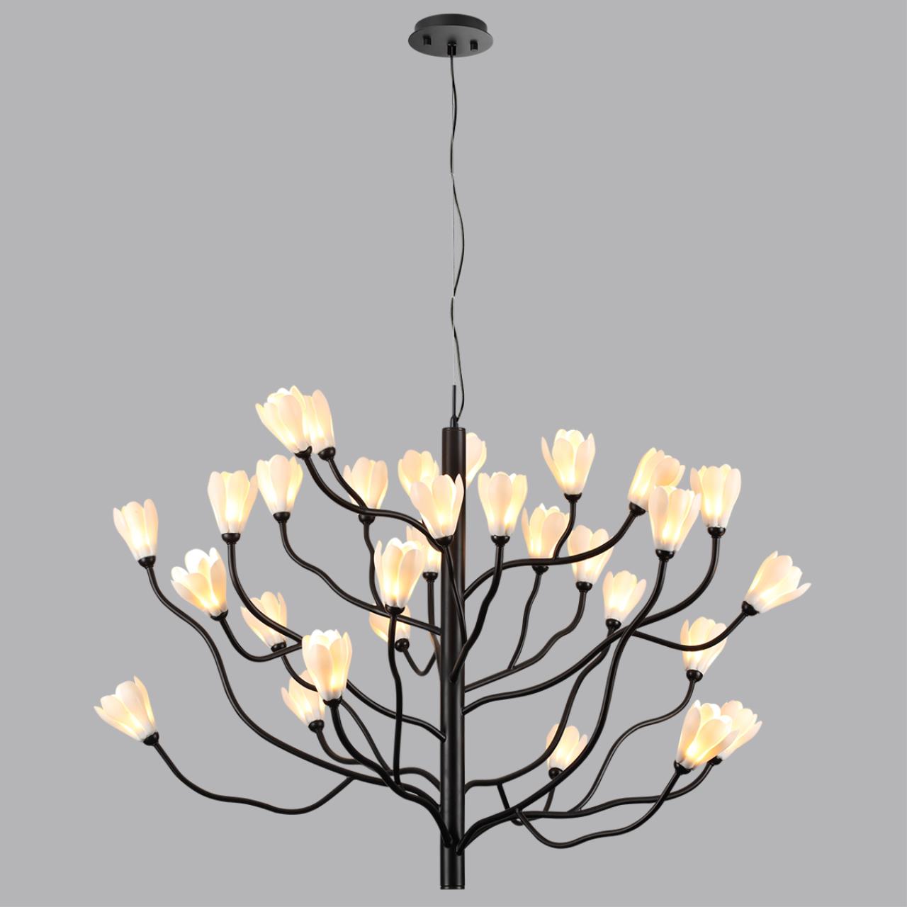 Люстра ODEON LIGHT MODERN GARDI черный G4*30 10W