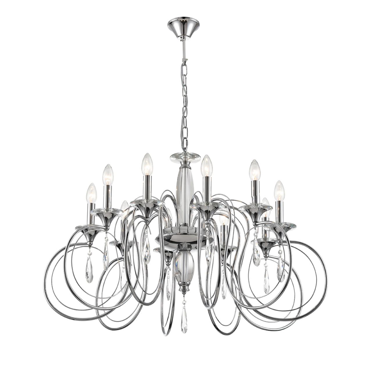 Люстра LUMION CLASSI LAOKA хром E14*10 10W