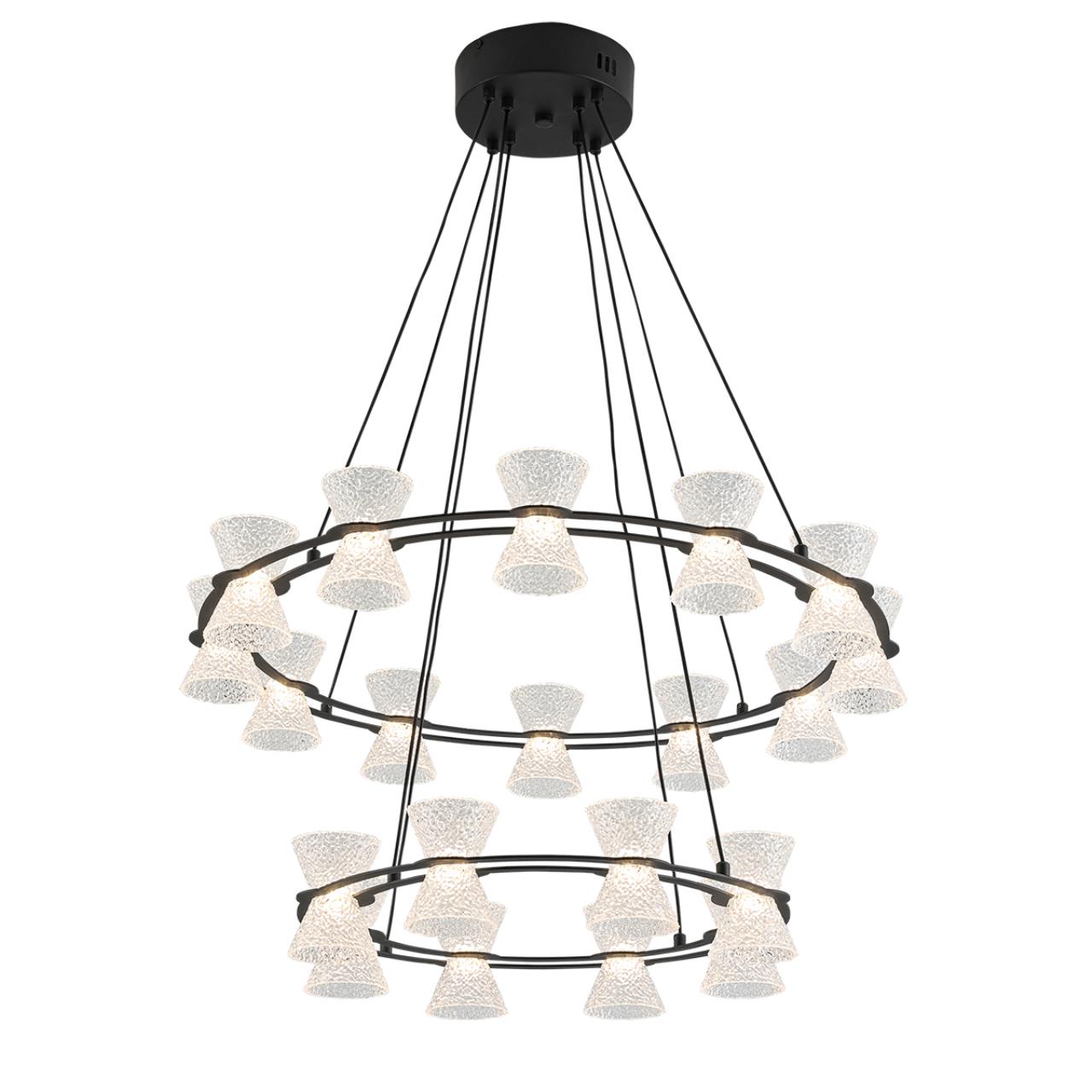 Люстра подвесная LUMION LEDIO VINORA черный LED*1 70W