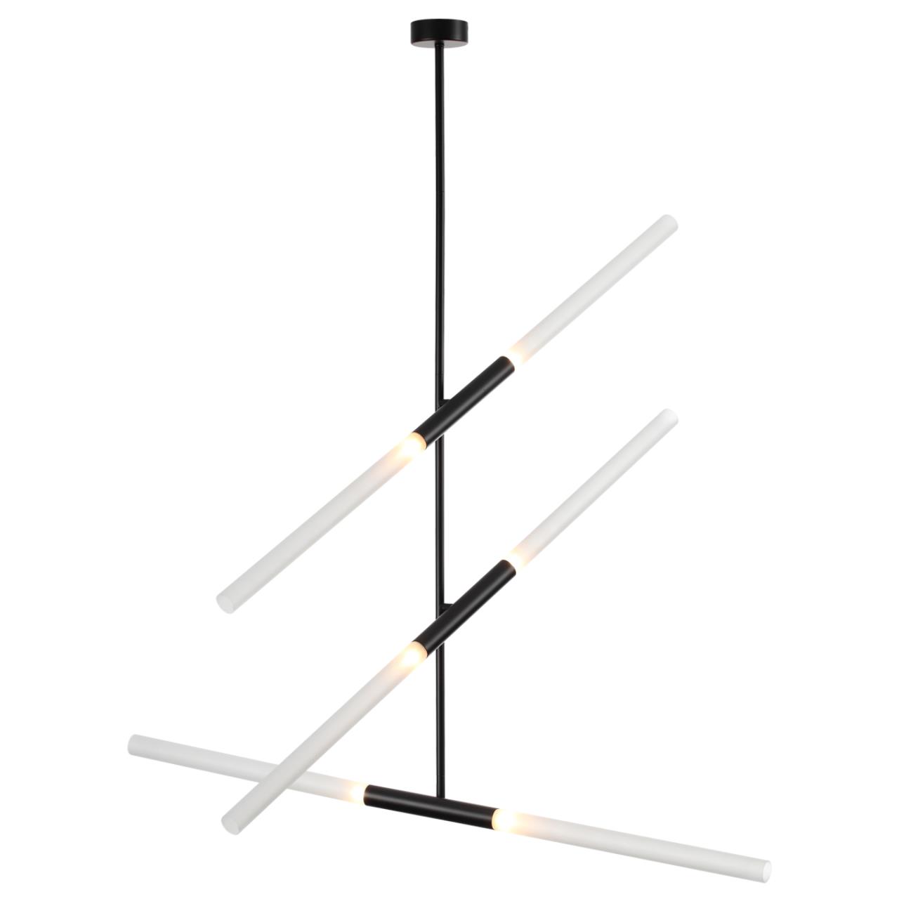 Потолочный светильник ODEON LIGHT HIGHTECH SOHO черный G9*6 10W плафон белый