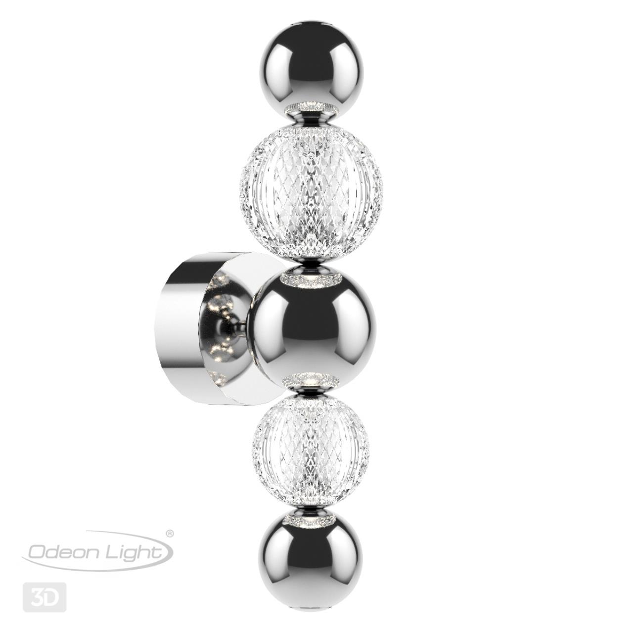 Бра ODEON LIGHT L-VISION CRYSTAL хром LED*1 7W