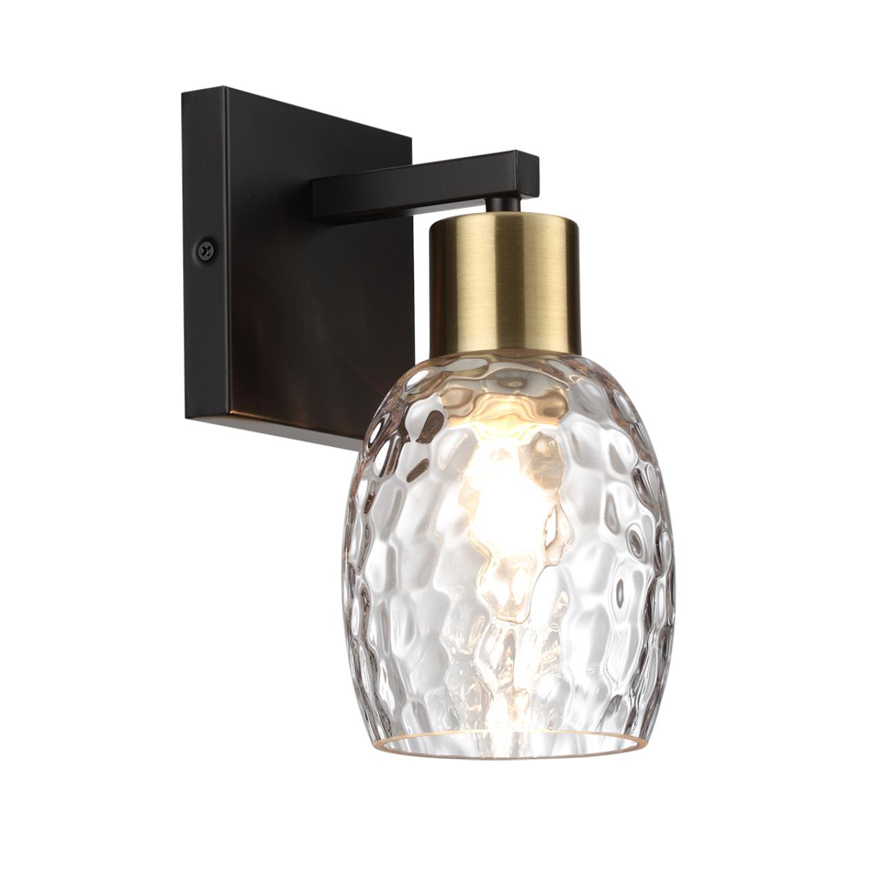 Бра LUMION MODERNI ICE черный, золотой