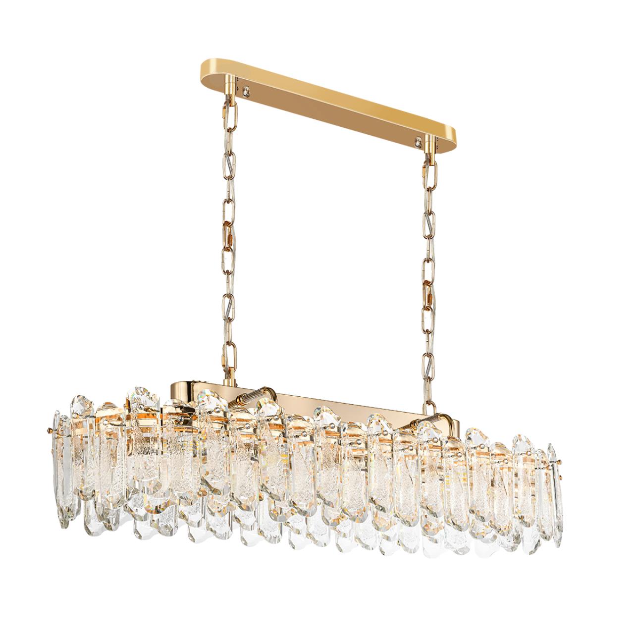 Люстра ODEON LIGHT HALL BULLON золотой E14*12 10W
