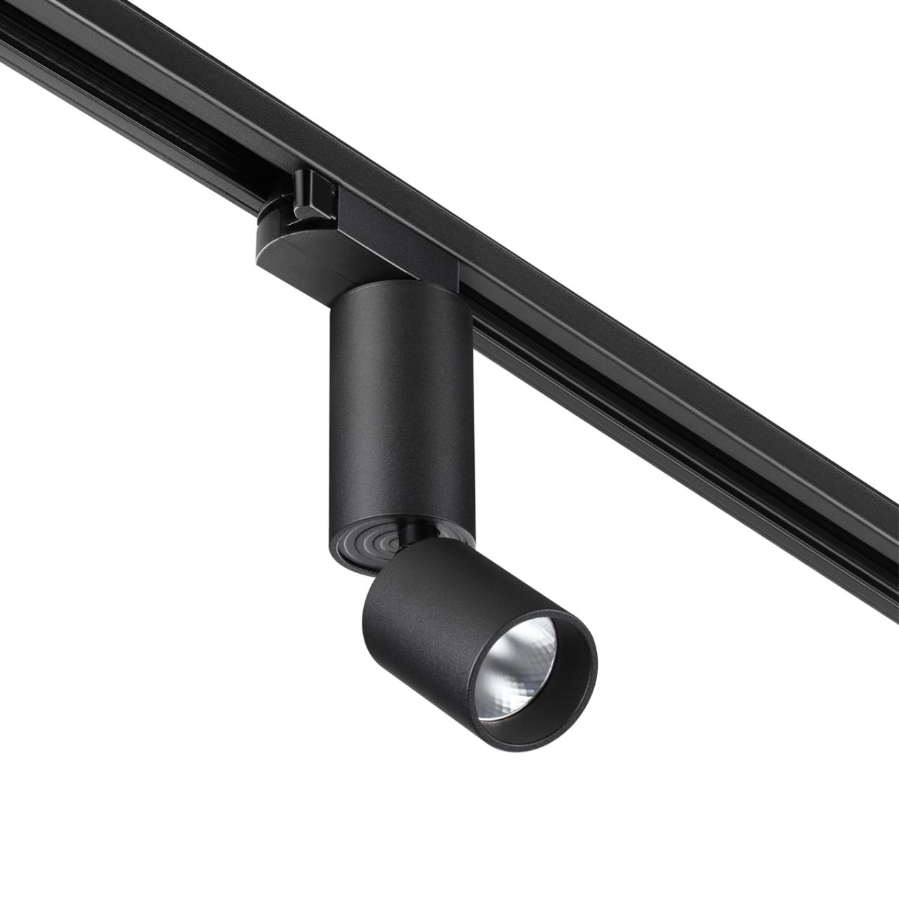 Светильник светодиодный однофазный трехжильный трековый NOVOTECH PORT TUBO черный LED 5W