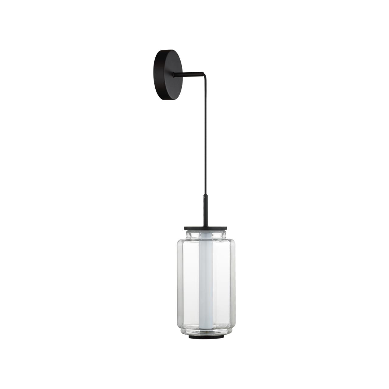 Подвес ODEON LIGHT EXCLUSIVE HIGHTECH JAM черный LED*1 11W 3000К плафон прозрачный