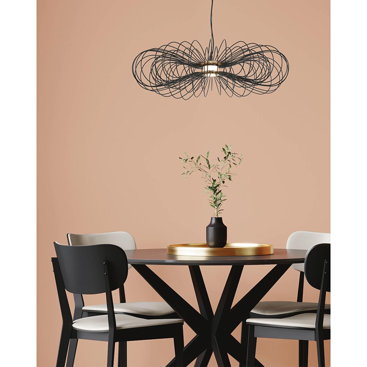 Подвес LUMION LEDIO CAMOMILE черный LED*1 9W 3000К