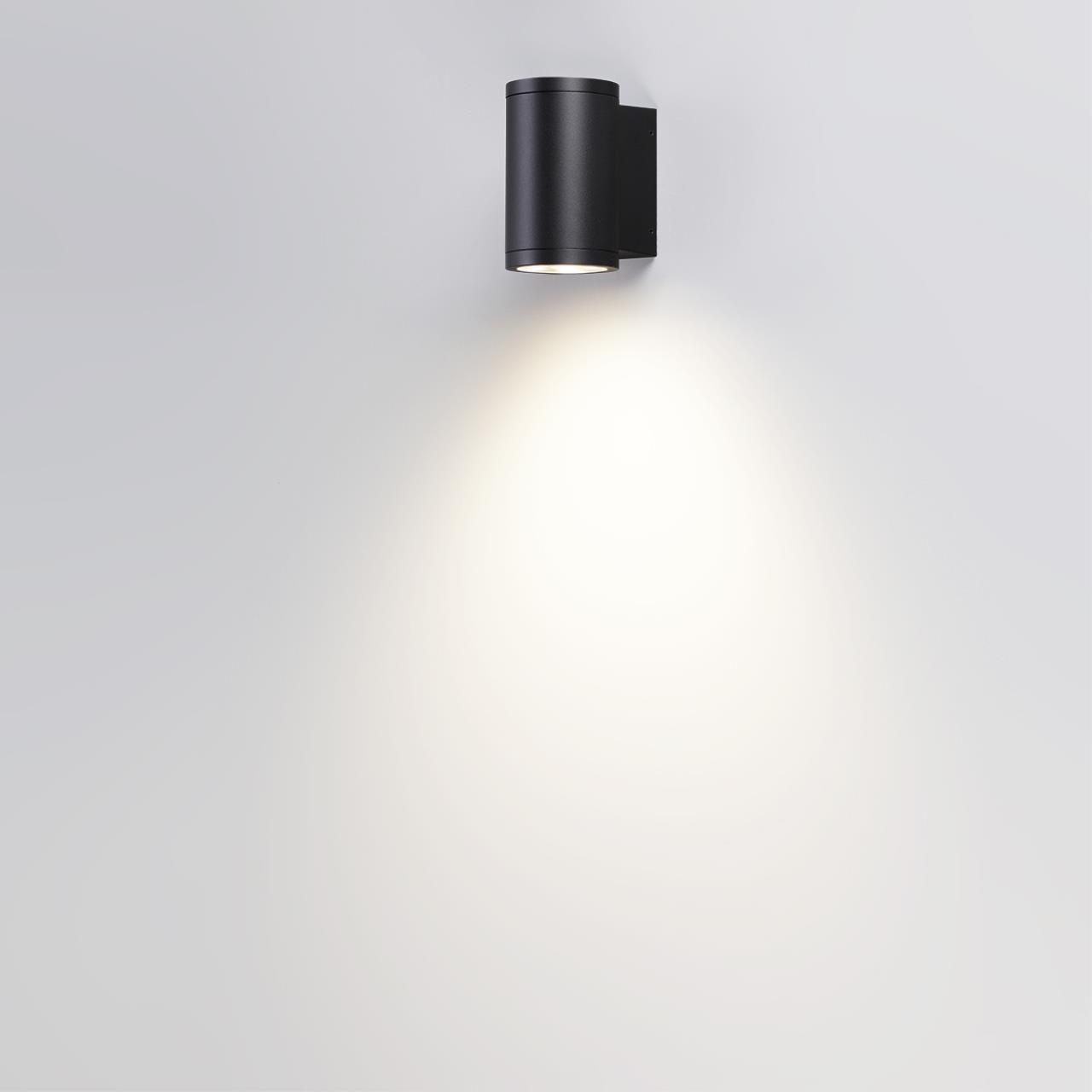 Уличный фасадный светильник ODEON LIGHT NATURE LONG черный LED*1 12W