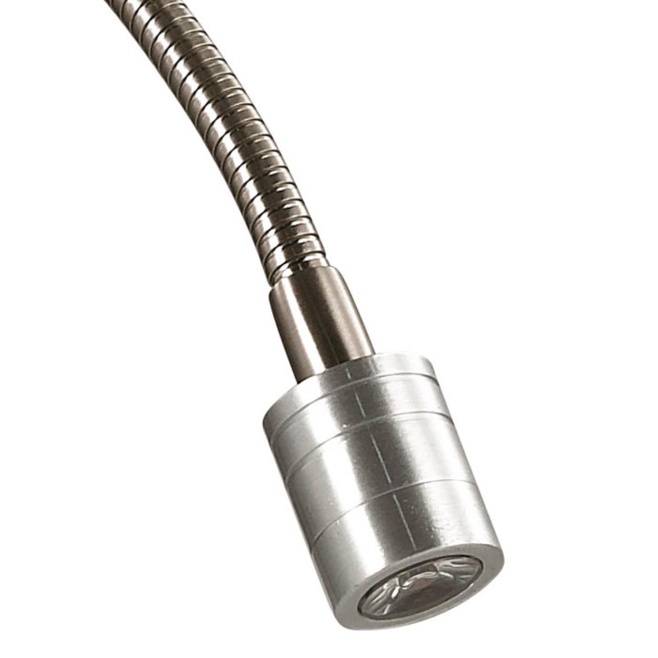 Бра LUMION MODERNI NIKKI никель E14; LED*2 10W 4000К плафон белый