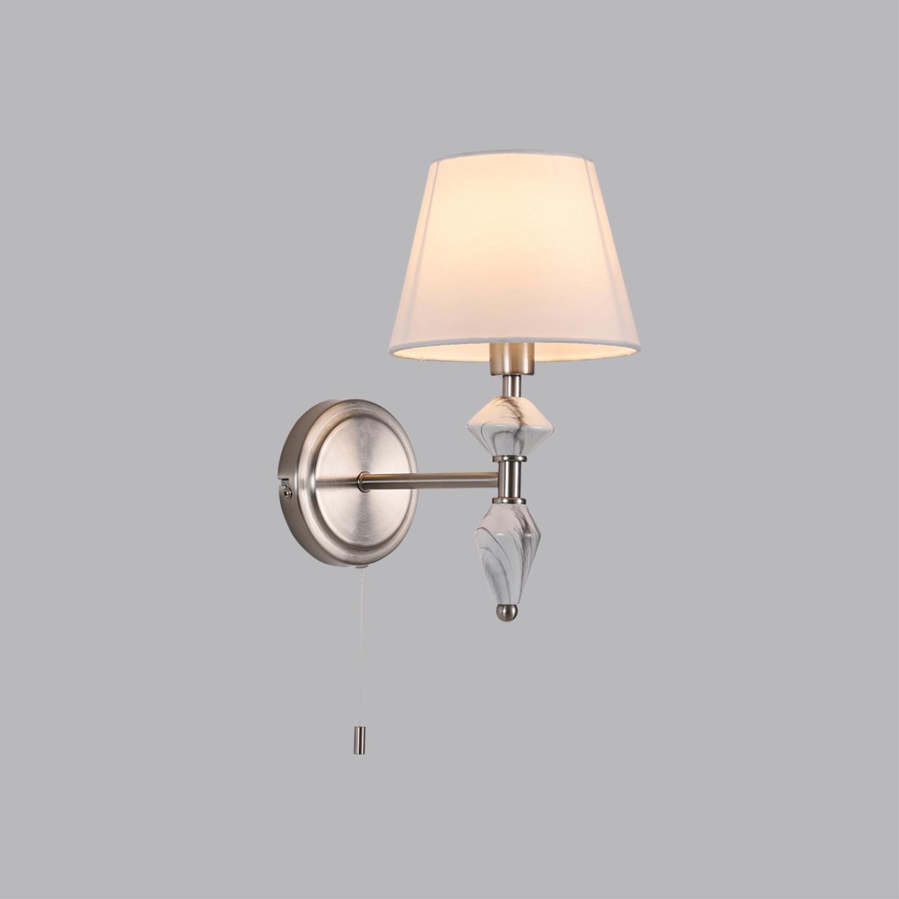 Бра с выключателем LUMION CLASSI VERMONT никель