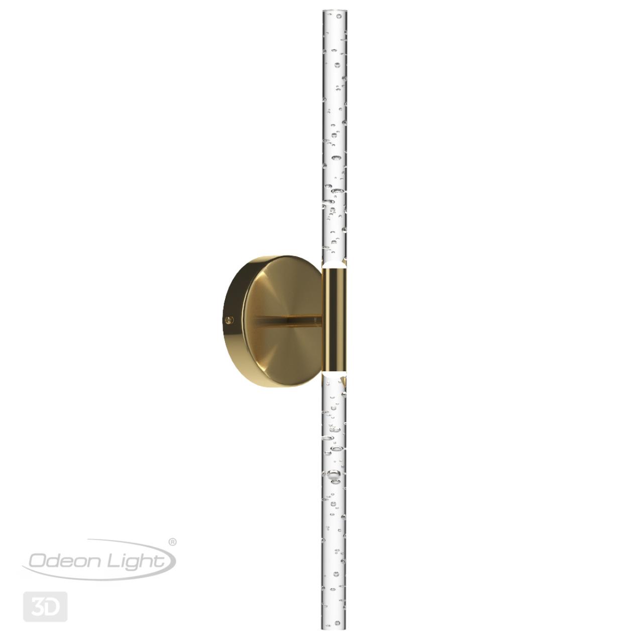 Настенный светильник ODEON LIGHT HIGHTECH SPARKY золотой