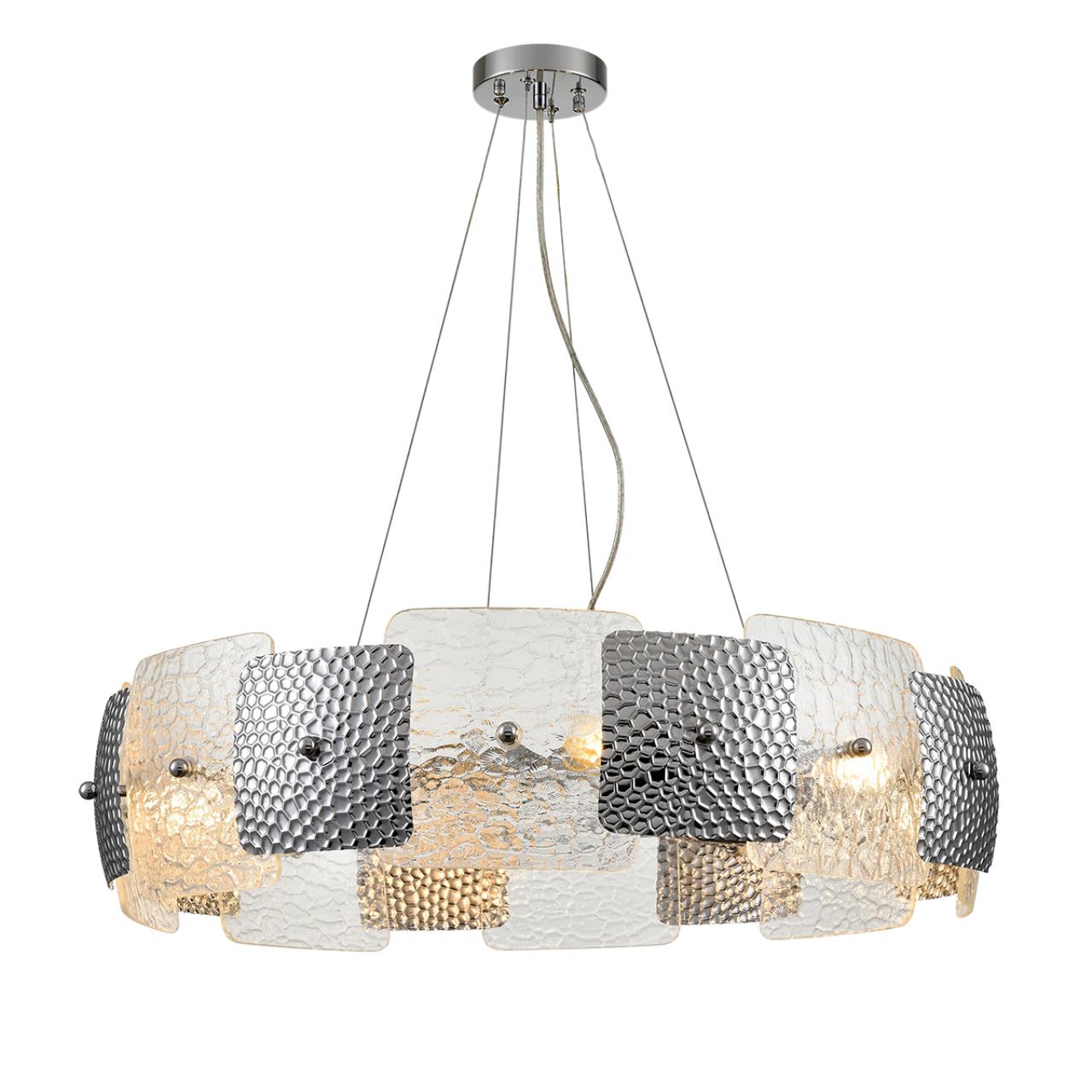 Люстра подвесная LUMION MODERNI LIBERTI хром E14*8 10W