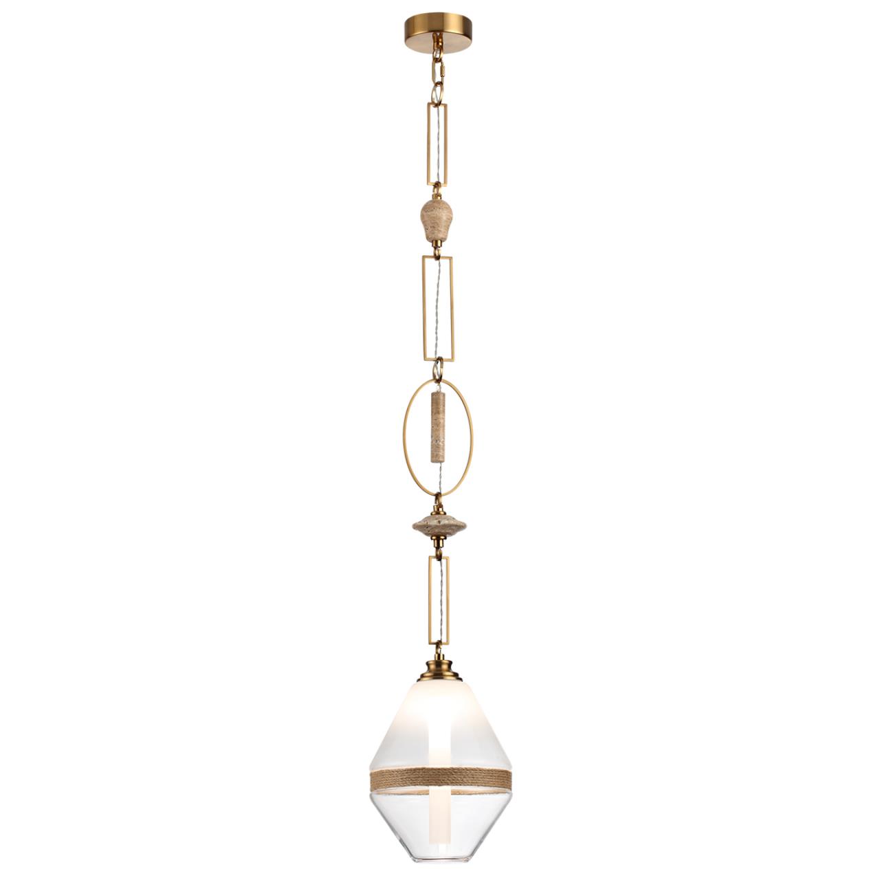 Подвес ODEON LIGHT EXCLUSIVE PENDANT KREMA латунь G9*1 10W плафон 200 мм