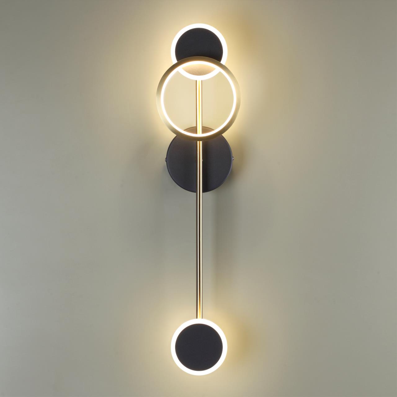Настенный светильник ODEON LIGHT MIDCENT DENZEL черный, античная бронза LED*1 16W