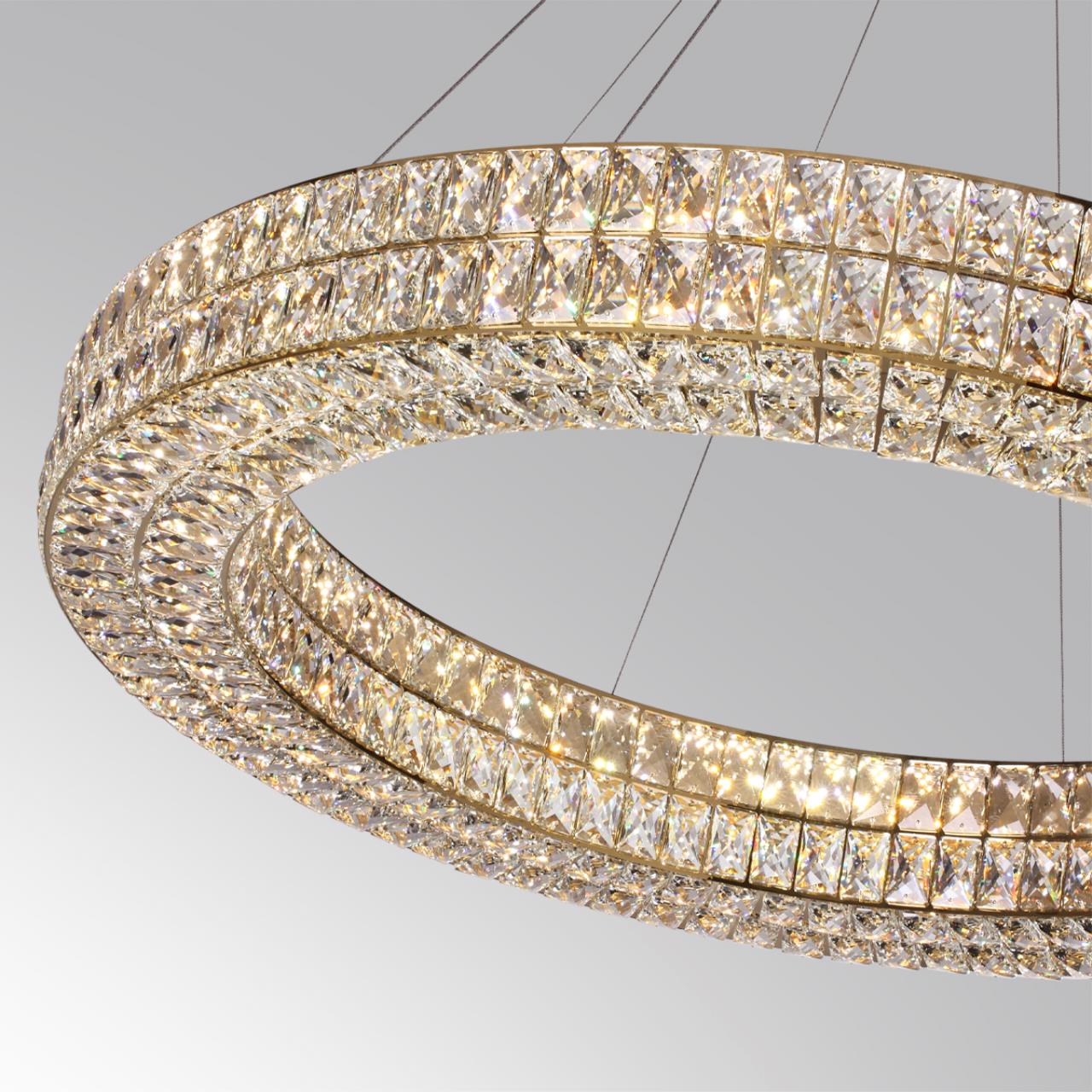 Люстра ODEON LIGHT L-VISION PANTA золотой LED*1 98W