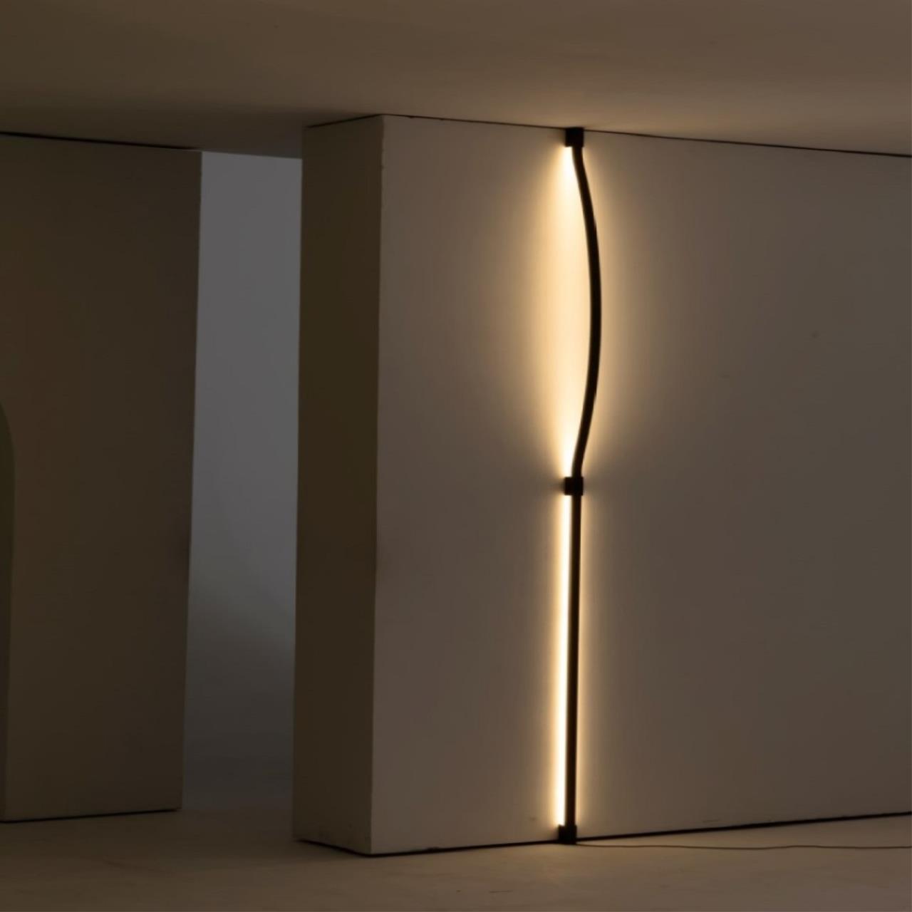 Прямой элемент ODEON LIGHT HIGHTECH FINO черный LED*1 21W