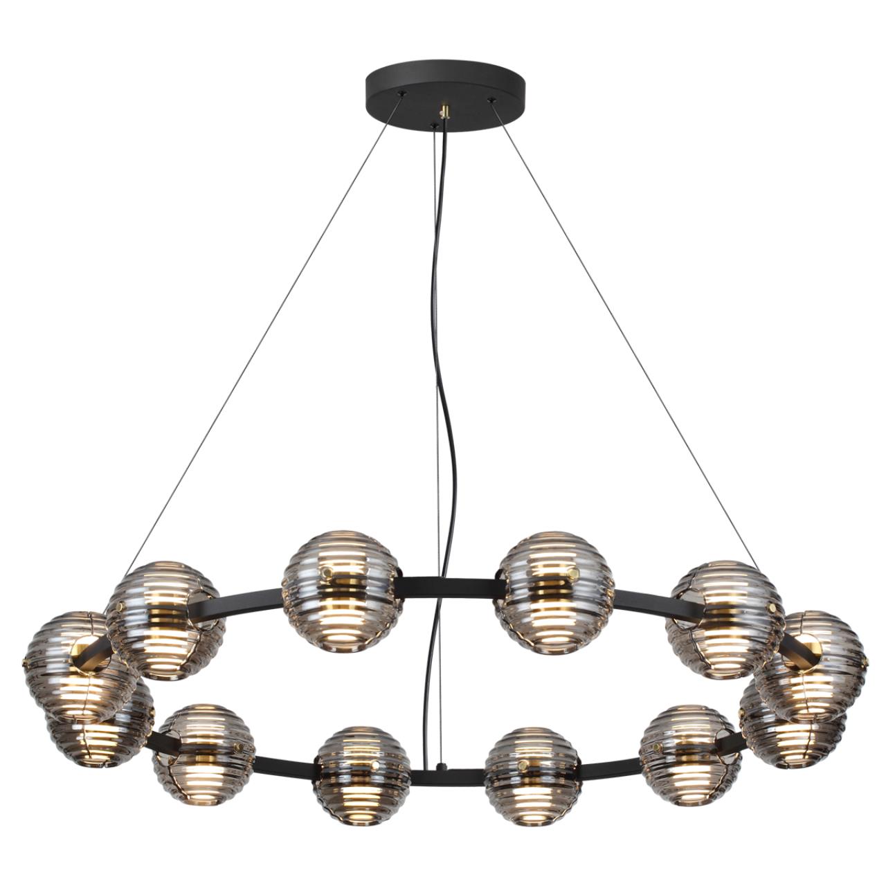 Люстра ODEON LIGHT L-VISION TRONI черный LED 120W