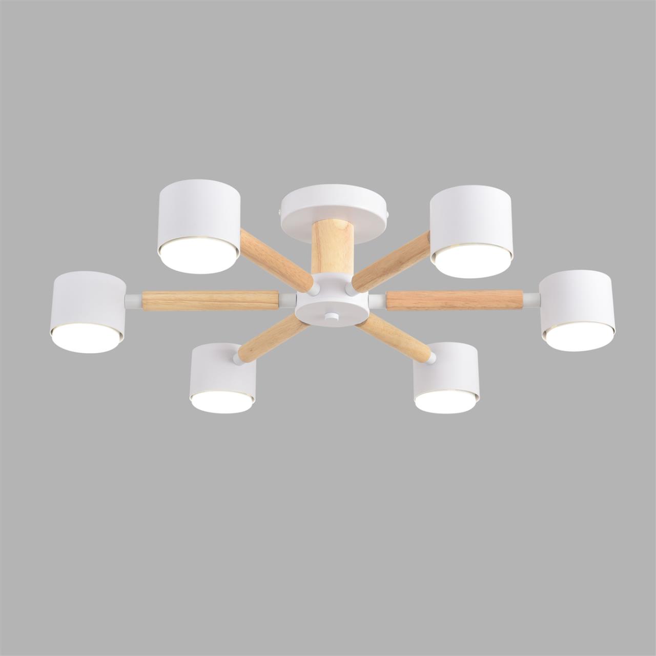 Светильник потолочный LUMION COMFI VUDI белый, бежевый GX53*6 10W